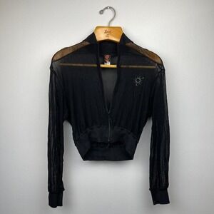 VTG Jean Paul Gaultier Mesh Top 90s Archival Goth Grunge Soleil Italy Euro FUZZI